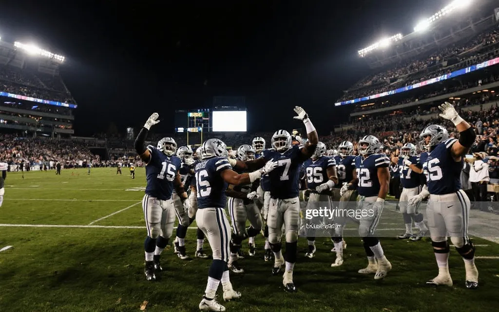 NFL钢人队在球场庆祝
